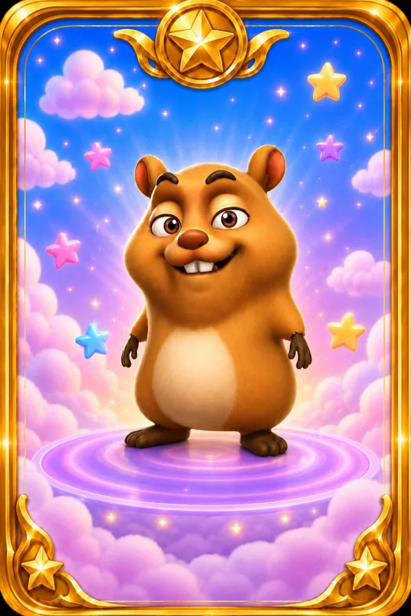 Nibbles the Hamster, a WimziPal AI voice buddy