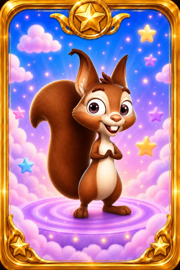 Lana the Squirrel, a WimziPal AI voice buddy